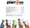 Per4m On-the-Go Protein Bar | High Protein, Low Sugar Bar with 20g Protein | Nutritional & Healthy Gym Snack Bar | Box of 12 x 62g (Box, Caramel Biscuit)