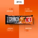 Warrior Crunch Mini (Snacksize)  Protein Bars  9g+ Protein Per Bar  Low Carb, Low Sugar Snack  24 Pack x 32g (Salted Caramel)