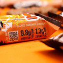 Warrior Crunch Mini (Snacksize)  Protein Bars  9g+ Protein Per Bar  Low Carb, Low Sugar Snack  24 Pack x 32g (Salted Caramel)