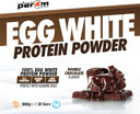 Per4m 100% Pure Free Range Egg White Protein Powder | 30 Servings High Protein Shake with Added MCT | Gut Friendly and Lactose-Free | with Essential Amino Acids (900g, Double Chocolate)