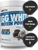 Per4m 100% Pure Free Range Egg White Protein Powder | 30 Servings High Protein Shake with Added MCT | Gut Friendly and Lactose-Free | with Essential Amino Acids (900g, Cookies N Creme)