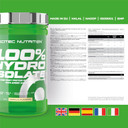 Scitec Nutrition 100% Hydro Isolate  Hydrolyzed Isolate with Glutamine & Arginine  Sugar-Free, Gluten-Free  Post-Workout Recovery, 700 g, Vanilla