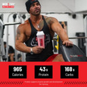 Medi-Evil Nutrition Purely Mass Gainer Whey Protein Powder, Vanilla Cream Flavour 5.28kg, High Calorie Weight Gainer for Muscle Growth and Muscle Recovery