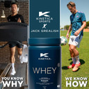 Kinetica Sports Whey Protein Powder - Banana Flavour | 23g Protein/Serve, 33 Servings/1Kg Pack | Gluten Free Supplement | Optimum for Muscle Growth & Recovery | Mixes Well with Water, Milk & Shakes