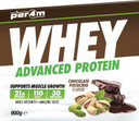 Per4m Advanced Whey Protein Powder | 30 Serving Low Sugar Protein Shake with Amino Acids | Perfect for Your Gym Bag and Travel | Shaker & 5 Mixed Selection Sachets (900g, Cinnamon Donut)