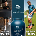 Kinetica Sports Whey Protein Powder - Chocolate Flavour |22g Protein/Serve, 76 Servings/2.27Kg Pack |Gluten Free Supplement | Optimum for Muscle Growth & Recovery |Mixes Well with Water, Milk & Shakes