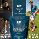 Kinetica Sports Whey Protein Powder - Chocolate Flavour | 22g Protein/Serve, 150 Servings/4.5Kg Pack | Gluten Free Supplement | Optimum for Muscle Gain & Recovery |Mixes Well with Water, Milk & Shakes