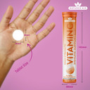 Natures Aid Daily Multivitamin Effervescent 20 Tablets - Supports Energy and Immune Health - High Strength Fizzy Supplement - Vegan, Gluten Free, Non-GMO - Natural Citrus Multi-Vitamin - 20 Tablets