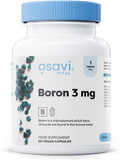 Osavi Boron 3 mg  60 Vegan Capsules | Essential Trace Mineral for Bone Health & Hormonal Balance | Supports Metabolism | Clean Label | VeganFriendly