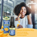 Natures Aid Vitamin D3 Daily Oral Spray 30ml - Natural High Strength 2000iu Supports Bones Teeth Healthy Immune System - Pill Tablet Capsule Free Liquid Supplement 3-Month Supply - Suitable Vegetarian