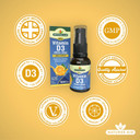 Natures Aid Vitamin D3 Daily Oral Spray 30ml - Natural High Strength 2000iu Supports Bones Teeth Healthy Immune System - Pill Tablet Capsule Free Liquid Supplement 3-Month Supply - Suitable Vegetarian