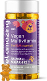 Feel Amazing Kids Multivitamins Gummies - Sugar-Free - Strawberry-Flavoured - Essential Vitamins A, C, D, B6, B12, Zinc & Selenium - 30 Servings