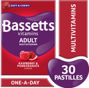 Bassetts Vitamins Adult Raspberry & Pomegranate Flavour Multivitamins 30 Gummy Pastilles Bassetts Vitamins Adult Raspberry & Pomegranate Flavour Multivitamins 30 Gummy Pastilles