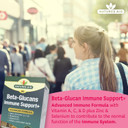 Natures Aid Beta Glucans Immune Support Supplement - Vitamin C, D3, A, Zinc, Selenium, Garlic & Elderberry - Immune System Support for Adults - Vegan, Gluten Free, Non-GMO - 30 Tablets