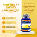 Zipvit Vitamin D3 4000 IU, 360 Maximum Strength Vitamin D Tablets, 12 Months Supply, Vegetarian, 1 a Day, VIT D3 As Cholecalciferol, Supports Bones Muscles, Immune System