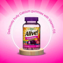 Alive! Calcium Gummies with Vitamin D3 | 60 Chewable Gummies | Specially Formulated for Adults and Children From 3 Years