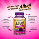 Alive! Calcium Gummies with Vitamin D3 | 60 Chewable Gummies | Specially Formulated for Adults and Children From 3 Years