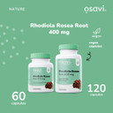 Osavi Rhodiola Rosea Root 400mg  60 Vegan Caps | Adaptogenic Support for Reducing StressInduced Fatigue and Enhancing Mental & Physical Wellbeing