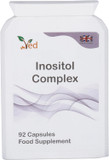 Ved Inositol Complex, Myo- Inositol 2000 mg & D Chiro-Inositol 300 mg, Folate 400 mcg & Chromium 100 mcg, 92 Vegan Capsule (23 Days Supply)