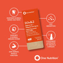 One Nutrition D3 + K2 Oral Spray  Vitamin D3 & Vitamin K2  Highly Absorbable  Supports Bone Health & Immune System  Orange Flavour  500IU D3 and 16.7µg K2 Per Spray - 180 Sprays