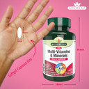 Natures Aid Multivitamins & Minerals with Iron  High Strength One-a-Day Multi-vitamin Formula  Supports Energy, Immunity & Bone Health  Non-GMO, Gluten-Free  90 Easy-Swallow Softgel Capsules