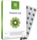 Healthspan Vitamin K2 75µg (60 Capsules) | for Bone and Blood Health | Contains 75 µg Vitamin K2 | Using a Pure, Active Form Called MK-7 | Supports Normal Blood clotting | Vegan