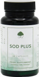 SOD Plus (Superoxide Dismutase) Capsules 275mg - Antioxidant Blend with NAC, L-glutathione, Zinc, Manganese and Copper - 60 Vegan Capsules - Non GMO, Made in The UK by G&G Vitamins