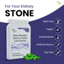 Ved Stone Breaker, Chanca Piedra Leaf Extract 1500 mg Kidney & Liver Support, Dissolve, Flush & Cleanse,90 Vegan Capsule (30 Days Supply)