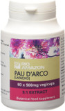 Rio Amazon 500mg PAU D'arco Lapacho - Pack of 60 Capsules