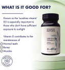 Higher Nature - High Strength - Vitamin D3 2000iu - Immune System Support - Bone & Muscle Support - Vegetarian Friendly - 120 Capsules