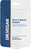 Bone & Muscle Support | Includes Calcium (Bisglycinate) 160mg, Magnesium (Citrate) 150mg, Vitamin K2 100µg, Vitamin D3 25µg (1000IU) | 60 Vegan Capsules | Two-A-Day | DR.VEGAN