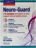 Lamberts Neuro-Guard B Complex with Active B Vitamins - 60 Tablets