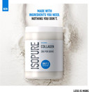 Isopure Collagen Powder Unflavoured with Vitamin C for Skin & Joint Support  20 g Collagen per Serve, Sugar-Free, No Artificial Flavours or Sweeteners  300 g