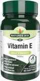Natures Aid Vitamin E 200iu Softgels - Natural Antioxidant - Supports Skin, Immune & Heart Health - Protects Cells from Oxidative Stress - Non-GMO, Gluten-Free - High Potency - 60 Softgel Capsules