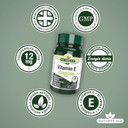 Natures Aid Vitamin E 200iu Softgels - Natural Antioxidant - Supports Skin, Immune & Heart Health - Protects Cells from Oxidative Stress - Non-GMO, Gluten-Free - High Potency - 60 Softgel Capsules