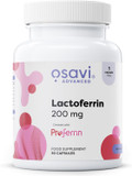 Osavi Lactoferrin 200 mg  60 Capsules | Supports Iron Transport and Immune Function | Proferrin® Lactoferrin from Cow's Milk for Enhanced Bioavailability Osavi Lactoferrin 200 mg  60 Capsules | Supports Iron Transport and Immune Function | Proferrin® Lactoferrin from Cow's Milk for Enhanced Bioavailability