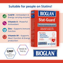 Bioglan Stat Guard | CoQ10 | Zinc | Vitamin E | Vitamin B1 | Magnesium | Helps Reduces Tiredness | Fatigue & Supports Heart Health | 30 Capsules