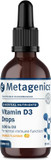Metagenics Vitamin D3 Liquid Drops - 1000iu Vitamin D for Healthy Immune System, Bones, Muscles & Teeth - Orange, 30ml