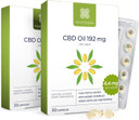 Healthspan 384mg CBD Oil Capsules | 60 Capsules | Added Vitamin D3, 30 Count (Pack of 2)