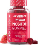 PCOS Supplement Gummies - INOSITOL+ Myo Inositol Inositol Folic Acid Zinc Vitamin B12 B6 Chromium - Hormone Balance for Women - Alternative to Inositol Tablets - 60 Inositol Gummies - Novomins