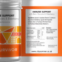 City Survivor Immune Support - Elderberry, Beta Glucans, Vitamin A, Vitamin C & Zinc - 30 Capsules