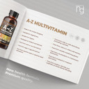 Newgate Labs A to Z Multivitamin Supplement 365 High Strength Nutritional Vegan Tablets - Overall Health and Energy Boost - Made in The UK - Halal