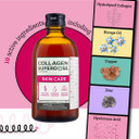 GOLD COLLAGEN Superdose Skin Care- Collagen Nutritional Supplements for Women & Men with Vitamin C, Biotin, Hyaluronic Acid, Zinc, Anti-Ageing Liquid for Hydrated Skin, Hair Growth, Strong Nails 300ml