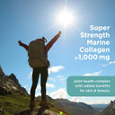 Healthspan 1,000mg Marine Collagen Complex | 800mg Type I + 200mg Type II Collagen | Support Your Joints, Bones & Connective Tissue | Added Benefits for Skin & Beauty (60 Tablets)