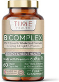 Vitamin B Complex - Whole Food & Plant-Derived - Natural, Non-Synthetic B Vitamins - Highly Bioavailable - Methylated B9 & B12 - Cultavit® - Zero Additives - UK Made - Pullulan (120 Capsule Pouch) Vitamin B Complex - Whole Food & Plant-Derived - Natural, Non-Synthetic B Vitamins - Highly Bioavailable - Methylated B9 & B12 - Cultavit® - Zero Additives - UK Made - Pullulan (120 Capsule Pouch)