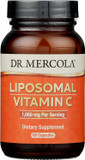 Dr. Mercola Liposomal Vitamin C Dietary Supplement, 30 Servings (60 Capsules), Immune Support, Non GMO, Soy Free, Gluten Free