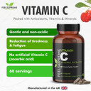 Feel Supreme - 100% Natural Vitamin C Capsules - Immune System Booster, VIT C Supplement, Vitamin C 1000mg, VIT C 1000mg Capsules, Vitamin C Supplements - 60 Capsules