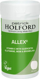 Patrick HOLFORD Allex/Allergy & Food Intolerance Relief Supplement/for Immune Response Support / 5 Nutrients/Vitamin C, Quercetin, Bromelain + / 60 Capsules/Allergen-Free/for Women & Men Patrick HOLFORD Allex/Allergy & Food Intolerance Relief Supplement/for Immune Response Support / 5 Nutrients/Vitamin C, Quercetin, Bromelain + / 60 Capsules/Allergen-Free/for Women & Men