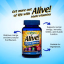Alive! Men's Energy Soft Jell Multivitamins | 60 Chewable Gummies | Complete Multi-Vitamins Specially Formulated for Men | Get More Out of Life