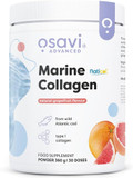 Osavi Marine Collagen  360 g Powder | Grapefruit Flavor | Supports Skin Elasticity & Reduces Wrinkles | Naticol® Collagen Peptides from Wild Cod, Enriched with Vitamin C for Collagen Formation